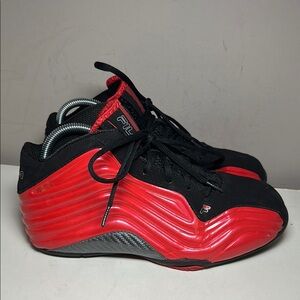 Fila Black and Red basketball Sneakers